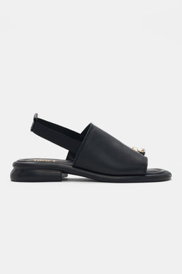 Fatima Sandal Genuine Leather - Black