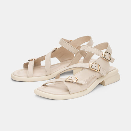 Lourit Sandal Genuine Leather - Beige