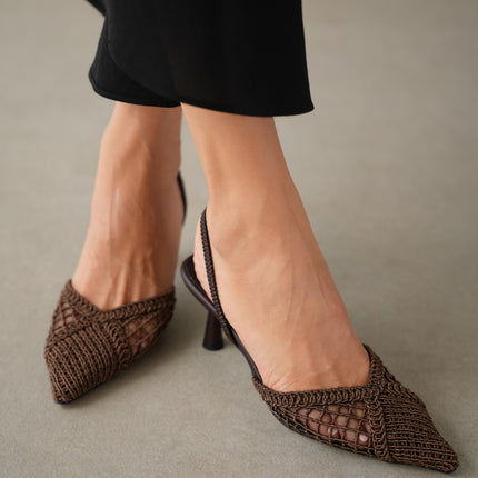 Sujood Heel - Brown