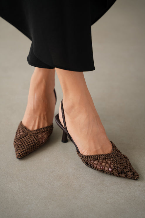 Sujood Heel - Brown