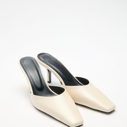 Sara Heel - Beige