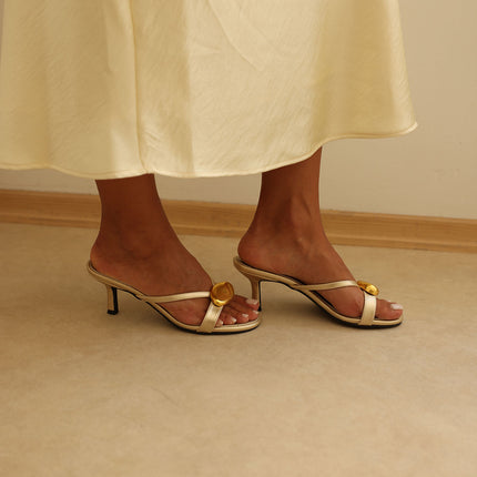 Nawal Sandal - Gold