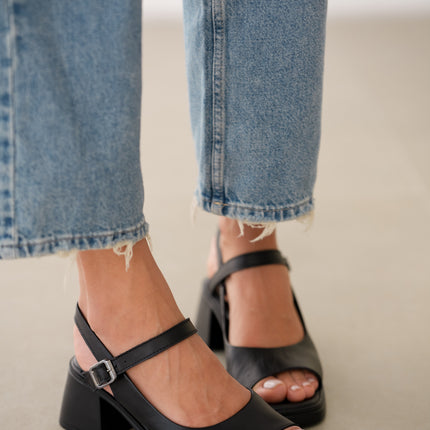 Razan Sandal original leather - Black