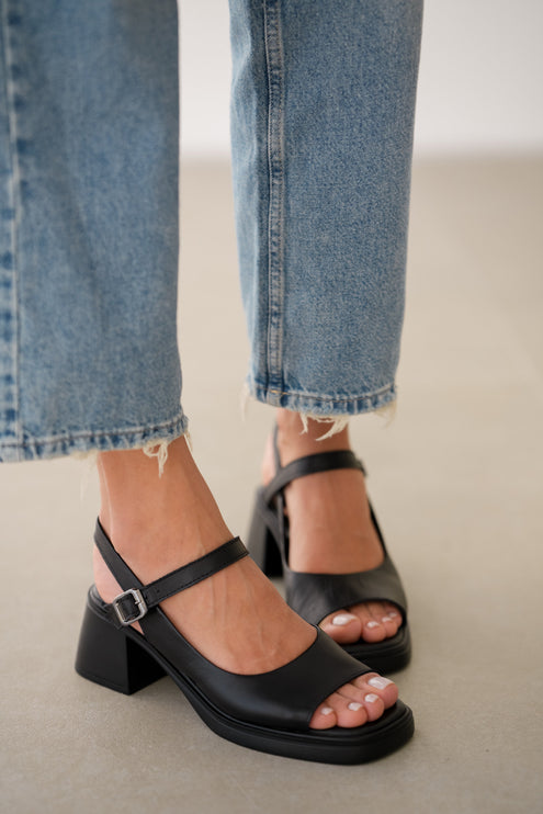 Razan Sandal original leather - Black