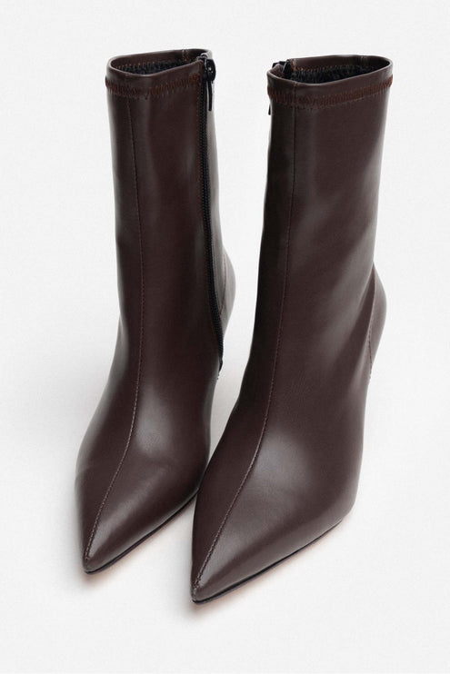 pansy boot - brown