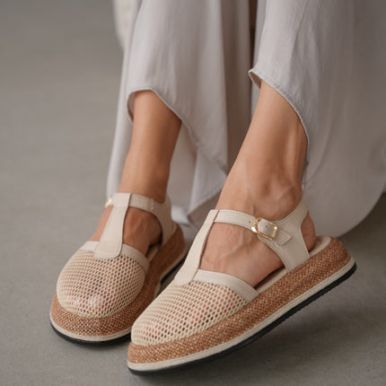 Roma Sandal - Beige