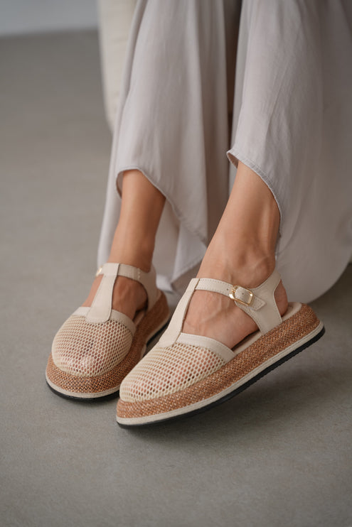 Roma Sandal - Beige