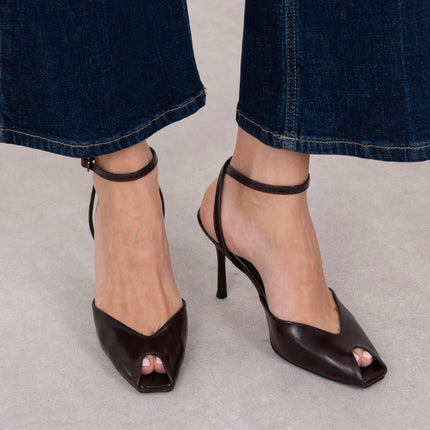 Hala Heel - Brown