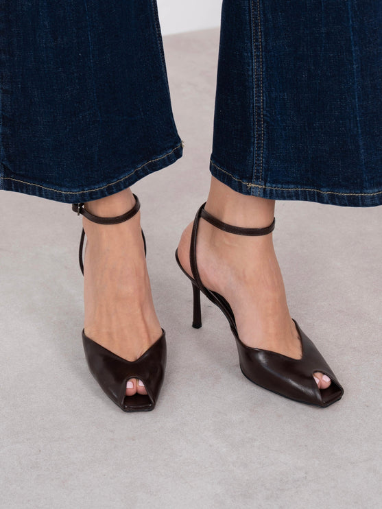 Hala Heel - Brown