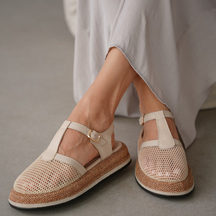 Roma Sandal - Beige