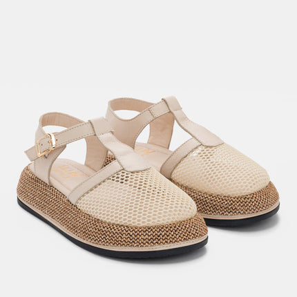Roma Sandal - Beige
