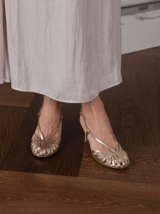 Farah Sandal - Gold