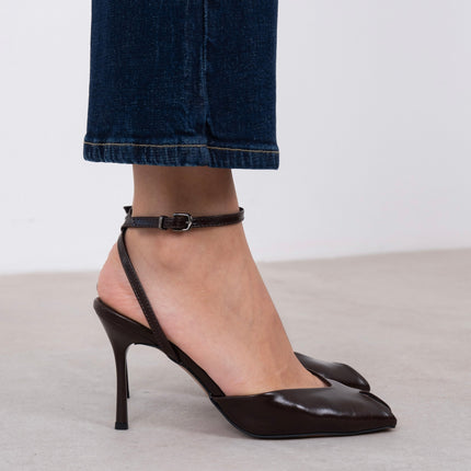 Hala Heel - Brown