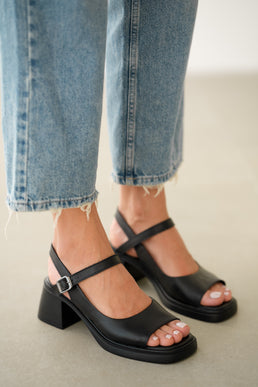 Razan Sandal original leather - Black