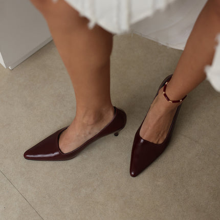 Lama Heel - Bordo
