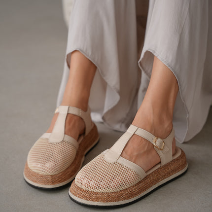 Roma Sandal - Beige