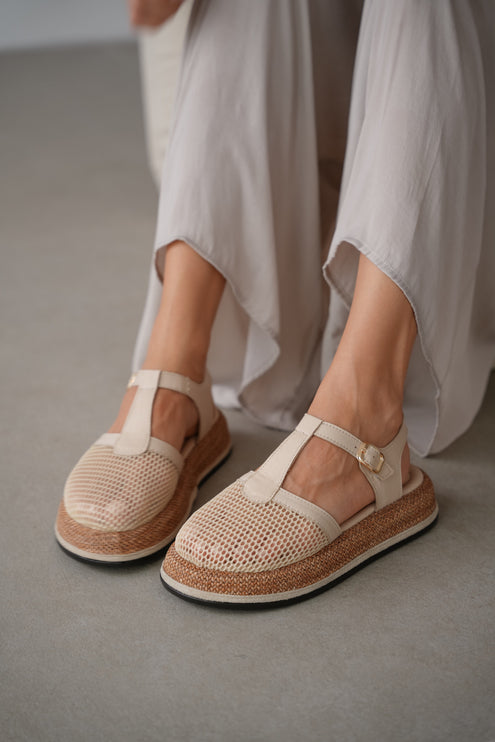 Roma Sandal - Beige