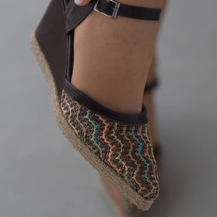 Wafaa Sandal - Brown