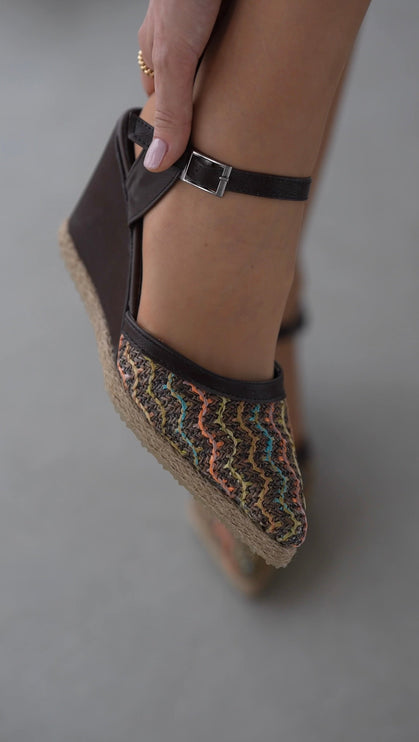 Wafaa Sandal - Brown