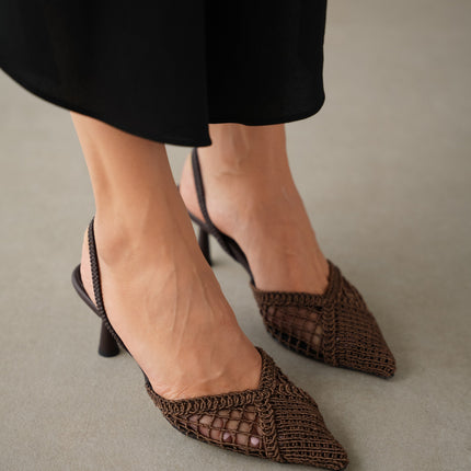 Sujood Heel - Brown
