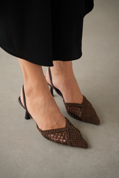 Sujood Heel - Brown