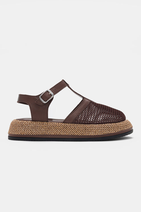 Roma Sandal - Brown