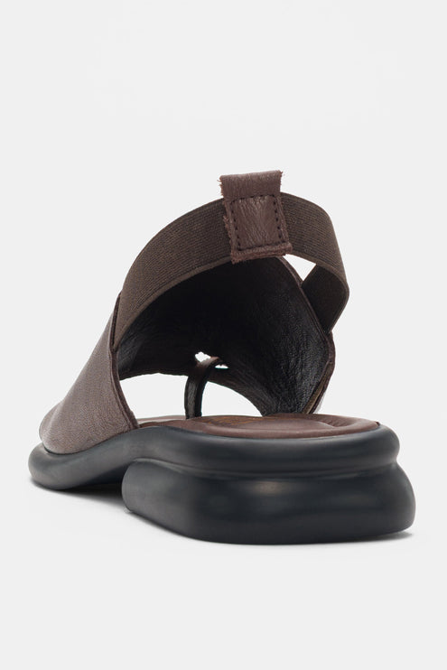 Fatima Sandal Genuine Leather - Brown