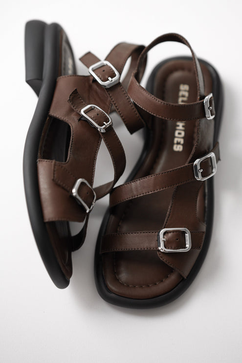 Lourit Sandal Genuine Leather - Brown