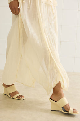 Sonya Sandal - Light Yellow