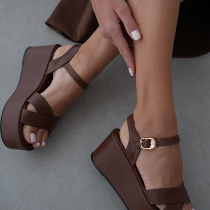 Akhlas Sandal - Brown