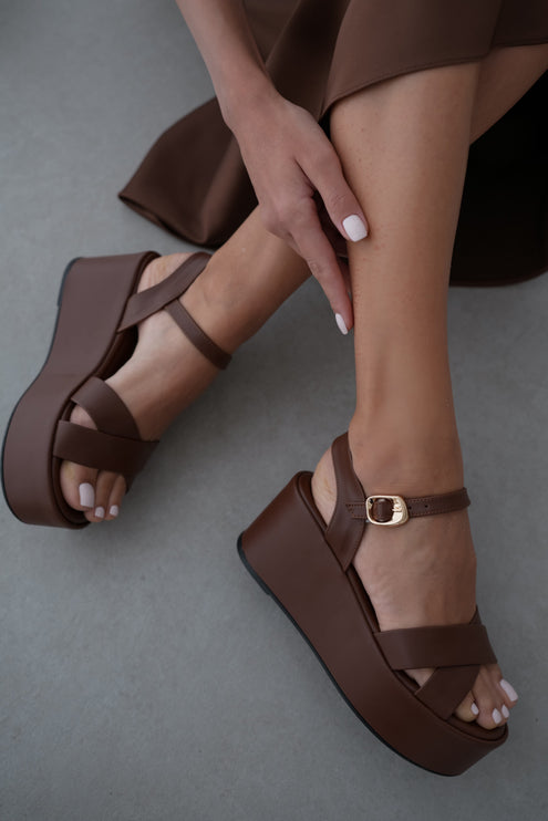 Akhlas Sandal - Brown