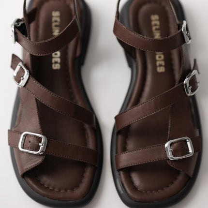 Lourit Sandal Genuine Leather - Brown