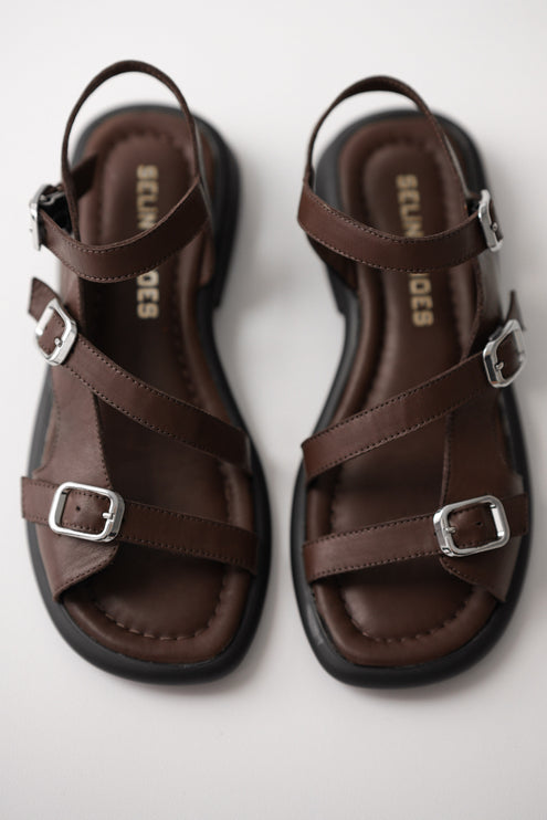 Lourit Sandal Genuine Leather - Brown