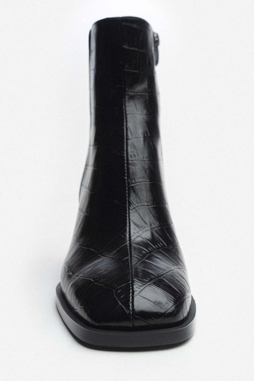 darelis boot - black kroko