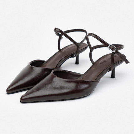 Agatha Heel - Brown