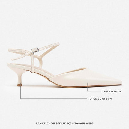 Agatha Heel - Beige