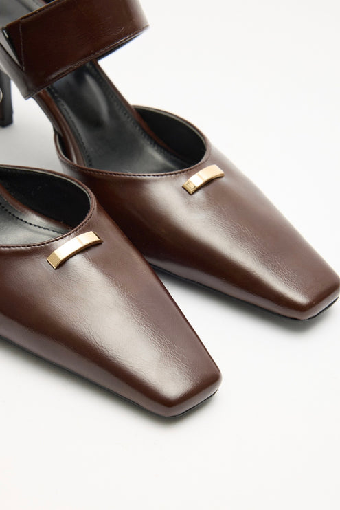 Lily Heel - Brown