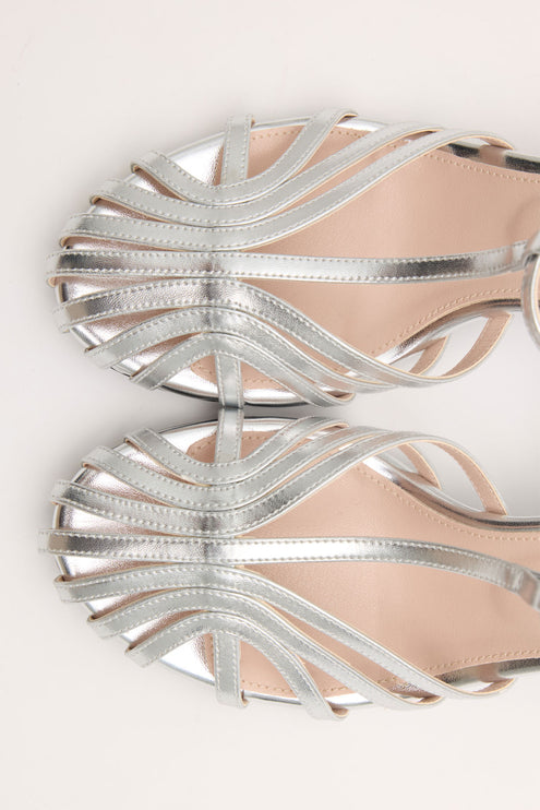 Dena Sandal - Silver