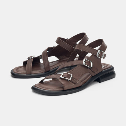 Lourit Sandal Genuine Leather - Brown