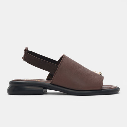 Fatima Sandal Genuine Leather - Brown