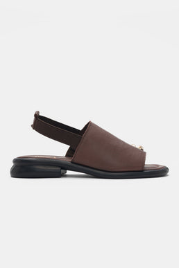 Fatima Sandal Genuine Leather - Brown