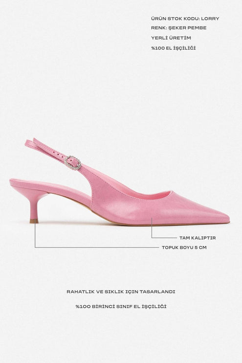 Lorry Heel - Candy Pink