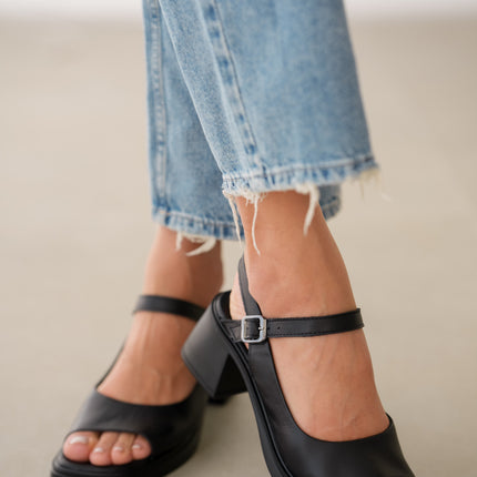Razan Sandal original leather - Black