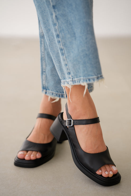 Razan Sandal original leather - Black