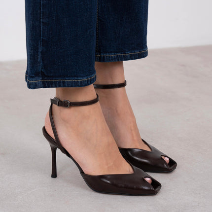 Hala Heel - Brown
