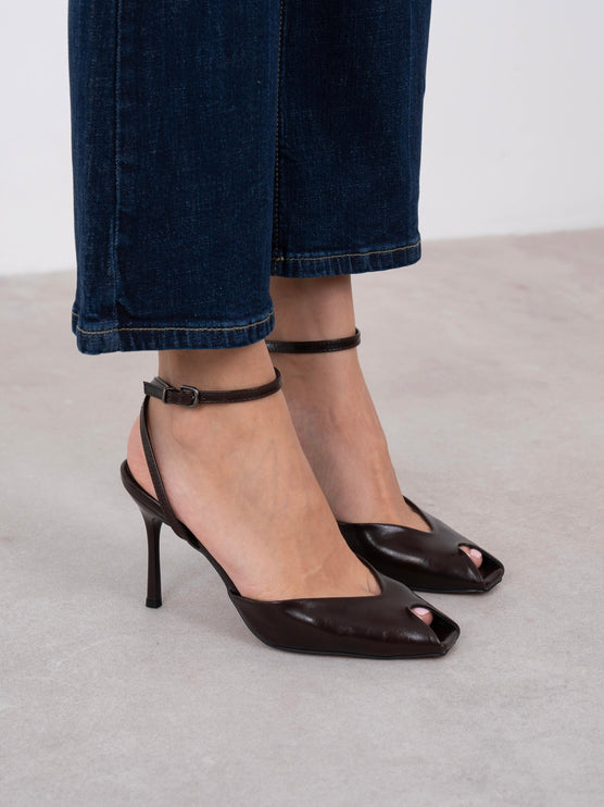 Hala Heel - Brown