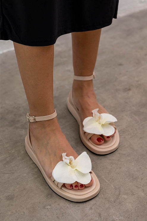 Rose Sandal  - Beige