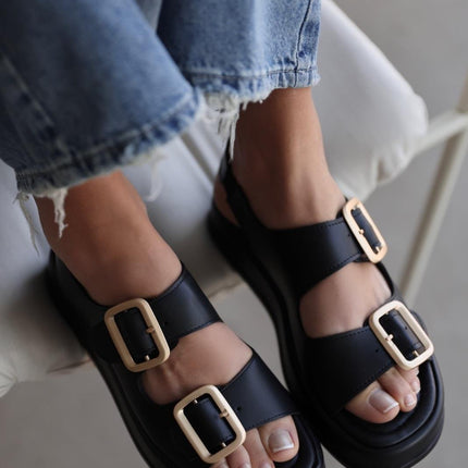 Luna Sandal  - black