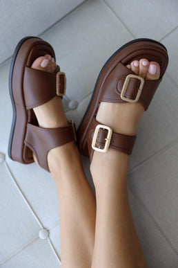 Haya Sandal  - Brown