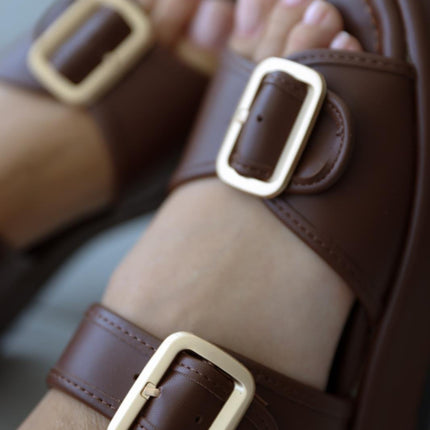 Haya Sandal  - Brown